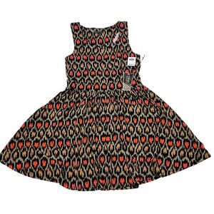Vans Halter Top Floral Dress Junior Large Wild Leopard Print Full Skirt New Tags